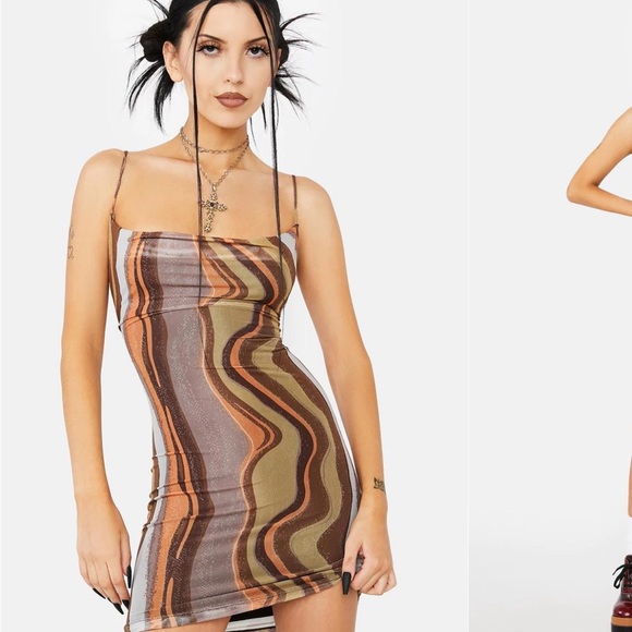 BEXY DRESS FESTIVAL SEASON WITH OPEN STRAPY BACK - Picture 1 of 4